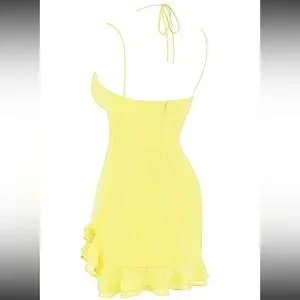 House of CB | Dresses | House Of Cb Rossella Buttercup Ruffle Mini
